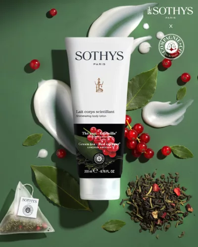 Shimmering body lotion / zöld tea & ribizli 200 ml